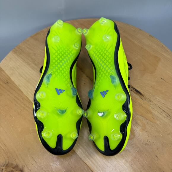 Mens 7 / Womens 8 - Adidas Copa Pure III Elite FG Soccer Cleats Lucid Lemon - Picture 7 of 9